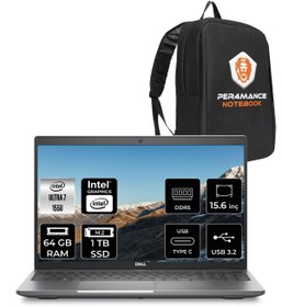 Resim Dell Latitude 5550 Ultra 7 155U 64GB DDR5 1TB SSD 15.6'' FHD FDOS Dizüstü Bilgisayar & PER4 ÇANTA 