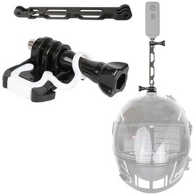 Resim Insta360 Eylem Kamera İçin Alüminyum Alaşımlı Kask Braketi Montaj Seti Uzatma Kolu İle 