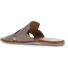 Resim Bueno Shoes Gri Koyu Alf Süet Kadın Düz Terlik 01WA5710 01WA5710 