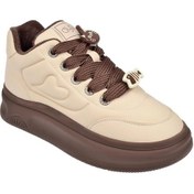 Resim Guja İçi Polar Kadın Spor Ayakkabı Sneaker Gj-25k421 Bej Bej 