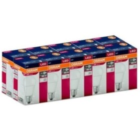 Resim Osram 8,5w-60w Led Ampul E27 Duylu 10 Adet-sarı Işık 