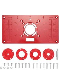 Resim Pazly 4 Halkalı Alüminyum Yönlendirici Tablası - Ahşap İşleme Ve Gravür Makinesi İçin 