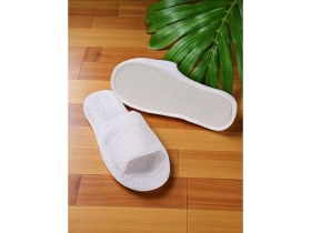 Resim Ender Home Havlu Banyo Ev Otel Lohusa Terliği Kaymaz Kalın Taban Açık Terlik 