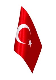 Resim Türk Masa Bayrağı Direksiz - 10 Adet Tek Ebat 
