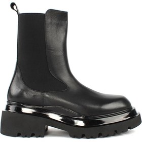 Resim Heyzen PARLAK TABAN DETAYLI EVA BOT SİYAH 