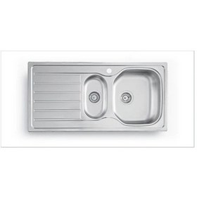 Resim Artenova Art2010-a 50-100 Ankastre Eviye 1.5 Göz Sol Damlalık Krom 