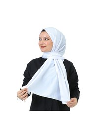 Resim Modish Group Şal Zarif Başörtüsü Eşarp Tesettür Giyim Uzun Abiyelik Beyaz 