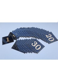 Resim Kapı Numarası 5.5x6.5 Kendinden Yapışkanlı No:1 Den 30’A 