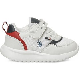 Resim U.s. Polo Assn. Posse Jr 6fx Beyaz Erkek Çocuk Sneaker 000000000102155639 Beyaz-lacı-kırmızı 