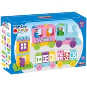 Resim Nessiworld 03 605 Master Blok Rakamlı Tren -Pilsan Oyuncak 