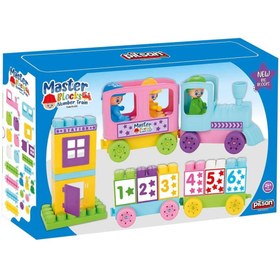 Resim Nessiworld 03 605 Master Blok Rakamlı Tren -Pilsan Oyuncak 