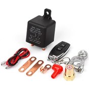 Resim Monyee 12v 200a Araba Rölesi, İkili Kablosuz Uzaktan Kumanda, Akü Kesici, Alev Dayanıklı Kasa, Tam Bakır Bobin 1 Kumanda + 1 Akü Bağlantısı 