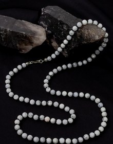 Resim Dünya Doğal Taş Ay Taşı Kolye 
