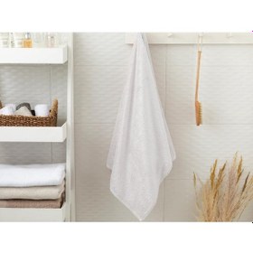 Resim Beyaz Banyo Otel Havlusu 4 Adet, %100 Pamuk 1.Kalite 420 Gram 