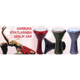 Resim Alüminyum Profesyonel Darbuka-kılıf -farklı Renkler 