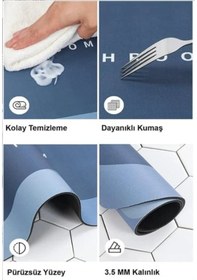 Resim Cojans Süper Emıcı Banyo Paspası Çok Renkli 