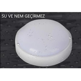 Resim Hepta Collection Ucuz Geldi Banyo Tavan Lambası Artos 20W Yuvarlak Beyaz Balkon Lambası 6400K Beyaz LED Işık Teras Du 
