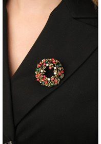 Resim Çildan Womens Yılbaşı Koleksiyonu Yılbaşı Süsü Broş 