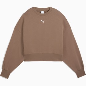 Resim Wardrobe ESSENTIALS Kadın Geniş Kesim SWEATSHIRT 