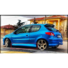 Resim Peugeot 206 Rc Marşpiyel - Plastik Parlak Siyah 