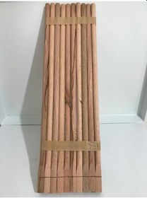 Resim Tahta Tünek 10 Adet 40 Cm Ahşap Tünek 