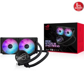 Resim ASUS ROG RYUO III 240 ARGB ANIME MATRIX LED EKRAN ADRESLENEBİLİR RGB FAN ROG ARGB CPU SOĞUTUCUSU 