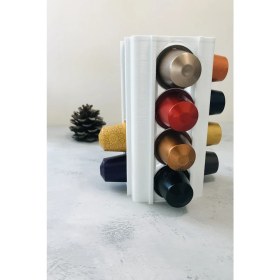 Resim Cestopieno Beyaz Elite Kapsül Kahve Standı - Nespresso 