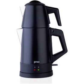 Resim Preo PTM08 1,8 LT 1800W Çelik Demlikli Çay Makinesi 
