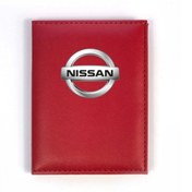 Resim HEDİYEDİYE Nissan Kırmızı Ruhsat Kabı 