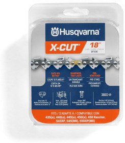Resim Husqvarna Motorlu Testere Zinciri - X-Cut Tipi - 45,72 Cm (18 Inç) - .050 Gauge - .325 Pitch - Yükse 