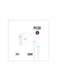 Resim Linktech PC30 Safe Usb-C Pd 30W Type-C Çıkışlı Kablolu Şarj Aleti 