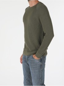 Resim Colin's Regular Fit Haki Erkek Kazak CL1054867_Q1.V1_KHA 