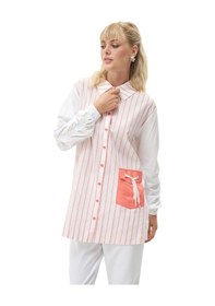 Resim Kayra Kadın Kolları Büzgü Detaylı Tunik Pembe 