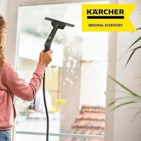 Resim Buharlı Temizleyici Için Pencere Başlığı, Cam, Pencere ve Aynalar Için Şeritsiz Temizlik, Başlık Üzerinde Buhar Çıkış Delikleri, Küçük Ölçüler ve Düşük Ağırlık 