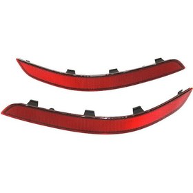 Resim Wezone Mercedes-benz Glk Serisi İçin Abs Malzeme Arka Tampon Reflektör Seti, Glk250/300/350 Uyumlu, 2 Parça 