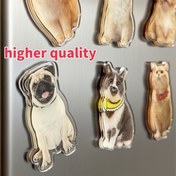 Resim Kişiselleştirilmiş Evcil Hayvan Fotoğrafı Buzdolabı Mıknatısı - Özel Sevimli Pug, Kedi, Köpek, Tavşan, Gine Domizi Akrilik Tabana Sahip Sağlam Malzeme - Dolap ve Kapı ile Uyumlu - Doğum Günü, Yeni Eve Taşınma Partisi, Pet Severler İçin Hediyelik Ideal Seçenek - Mutfak Dekoru için fotoğraflarınızla sergileyebilen hayvan mıknatısı arkadaşlar & aile üyeleri hediyesi Şirin Karakter Desen Dayanıklı Kolay Temizlenebilir, Sevimli Buzdolabı Mıknatıslar, 