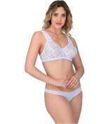 Resim Ekru Mı Emay 178 B Balenli Dantelli Sütyen Ekru 