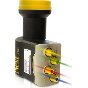 Resim Next YE-777 Gold Plus Quattro LNB 4K UltraHD Uyumlu Yüksek Kazançlı Merkezi Sistem Aksesuarı 