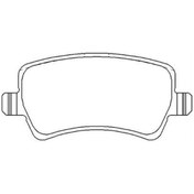 Resim BOSCH 986494248 Fren Balatası Arka S-Max 06- Galaxy III 06- / S60 10- S80 06- V60 V70 06- Xc60 08- Xc70 06- / Range Rover Evoque 11- 