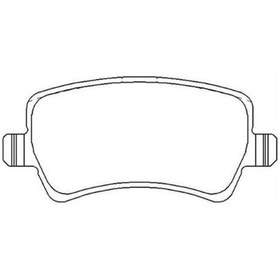 Resim BOSCH 986494248 Fren Balatası Arka S-Max 06- Galaxy III 06- / S60 10- S80 06- V60 V70 06- Xc60 08- Xc70 06- / Range Rover Evoque 11- 