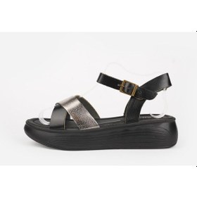 Resim Kuum London Orthopedix K8409 Hakiki Deri Kadın Sandalet 001 