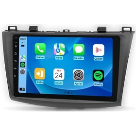 Resim Maitech M-t-c 332 Serisi Mazda 3 2011-2013 4+32gb Multimedya Teyp 9" 