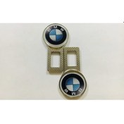 Resim Bmw Logolu Ikaz Ses Susturucu Metal Toka 2 Adet 