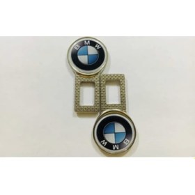 Resim Bmw Logolu Ikaz Ses Susturucu Metal Toka 2 Adet 