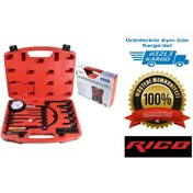 Resim Rico 013-kk1123 Dizel Motor Kompresyon Test Kiti Cihazı 17 Parça Rico