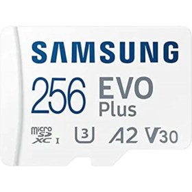Resim Samsung Evo Plus Microsd Hafıza Kartı 256 Gb, Siyah 