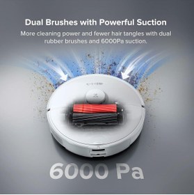 Resim Roborock 6000Pa ULTRA Emiş Güç Halı tanıma+Mop kaldırma Özellikli Robot Süpürge, HEPA Filtre, Kamera, LİDAR 