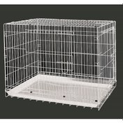 Resim Dayang Köpek Kafesi Beyaz 108x69x77.5 