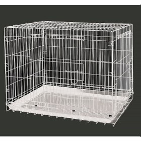 Resim Dayang Köpek Kafesi Beyaz 108x69x77.5 