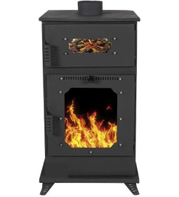 Resim Pelet Sobası M002 Mini Fırınlı Pelet Sobası 